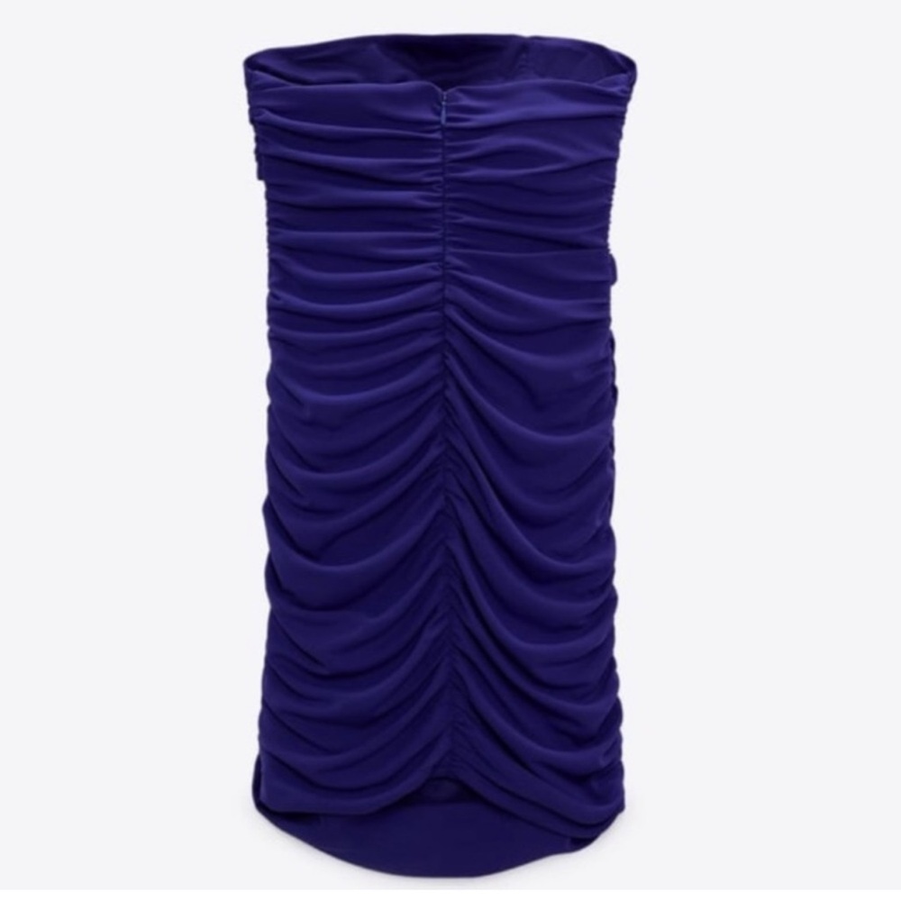 ZARA FLORAL DETAIL CUT-OUT DRESS - Picture 14 of 16